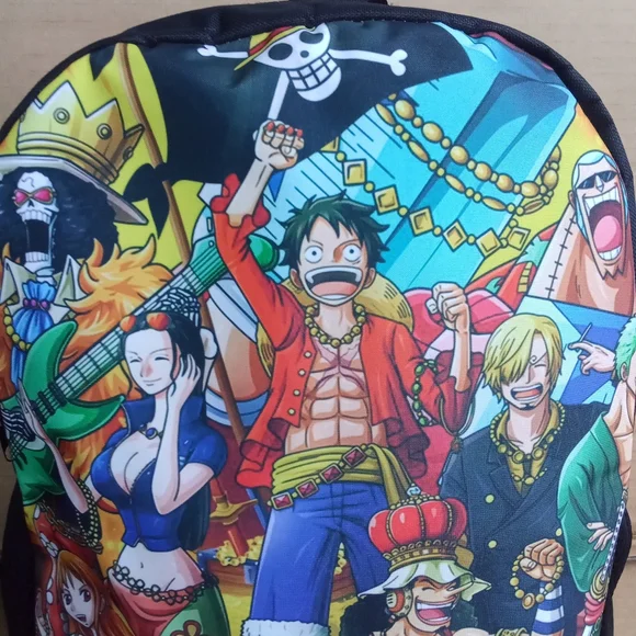 One Piece Anime Backpack / Bookbag with TV Show Cartoon Character Graphic - Picture 6 of 13